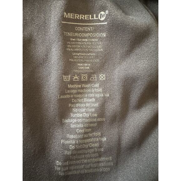 Merrell Opti-wick Midi Dress Cap Sleeve Size Small Gray Outdoors Hiking Hippie - Picture 12 of 12